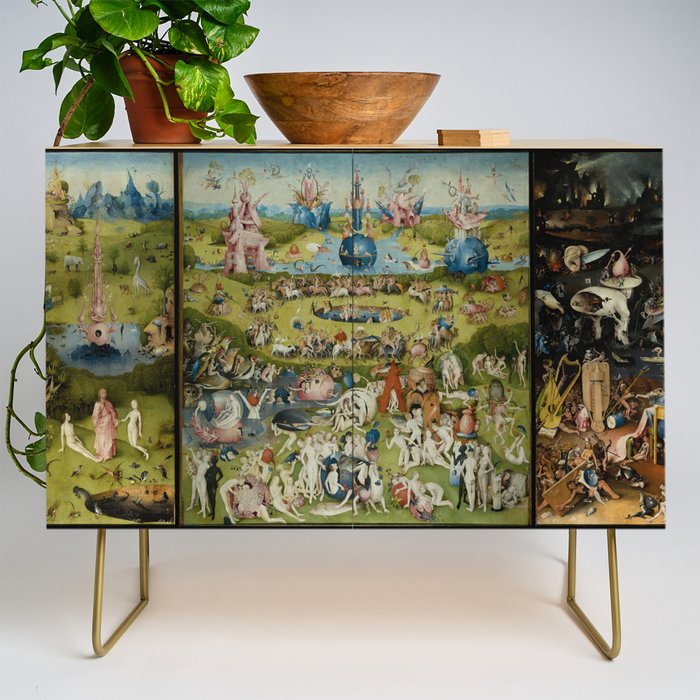The Garden of Earthly Delights - Hieronymus Bosch Credenza Gallery Image 1