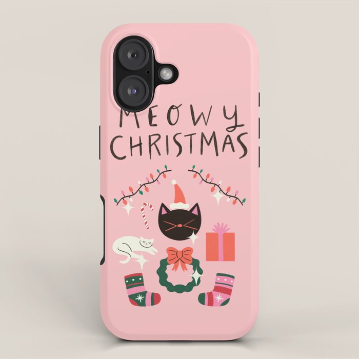 Meowy Christmas iPhone Case Gallery Image 1