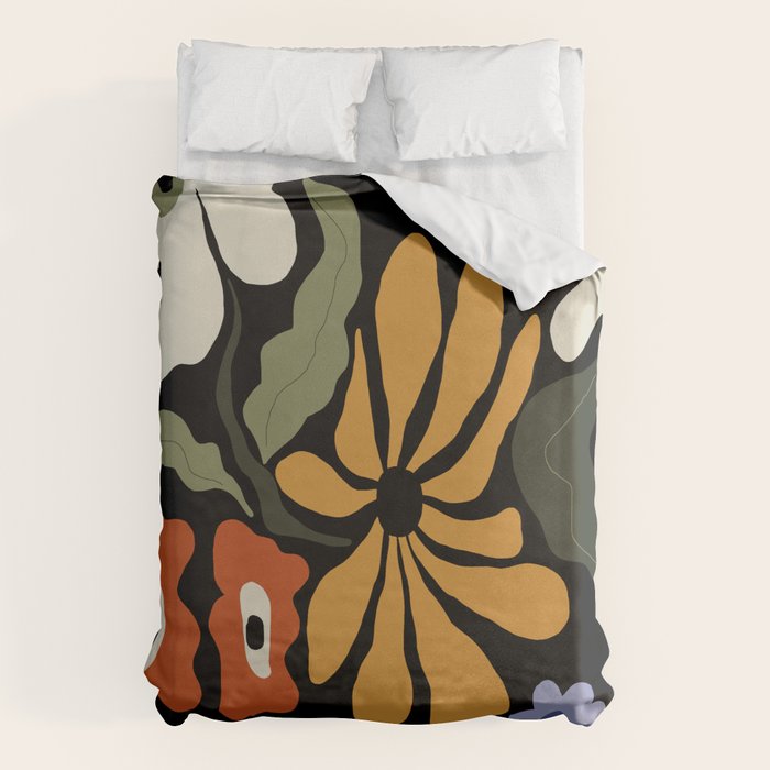 Summer floral night Duvet Cover Gallery Image 1