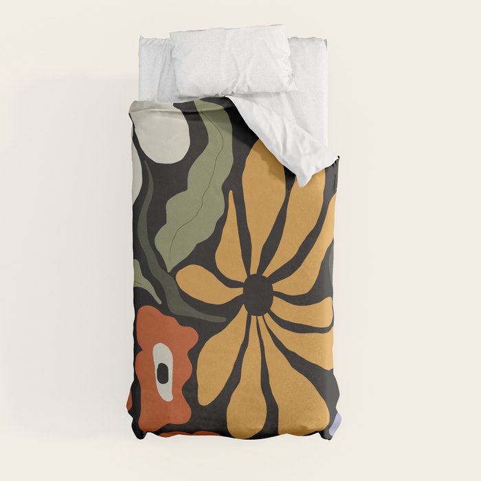 Summer floral night Duvet Cover Gallery Image 4