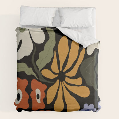 Summer floral night Duvet Cover Gallery Image 2