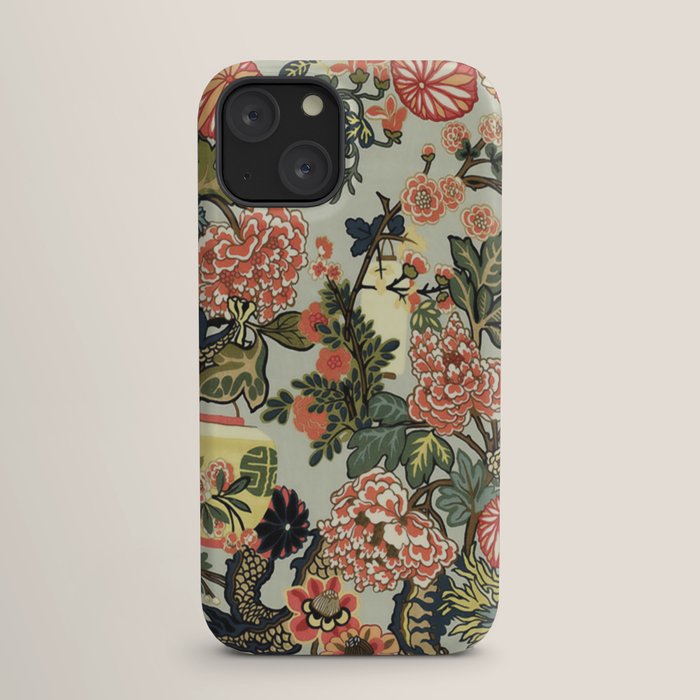 Chinese Dragon Vintage Floral Pattern iPhone Case Gallery Image 17