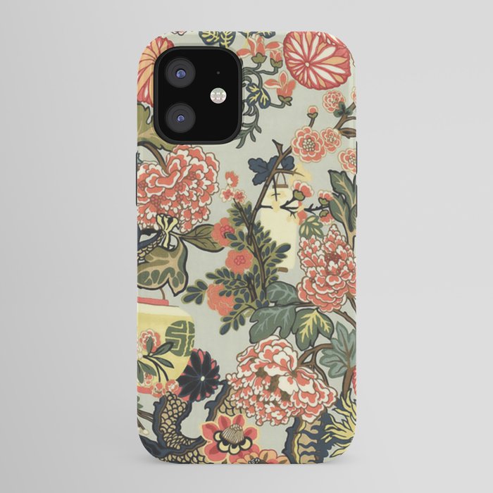 Chinese Dragon Vintage Floral Pattern iPhone Case Gallery Image 41