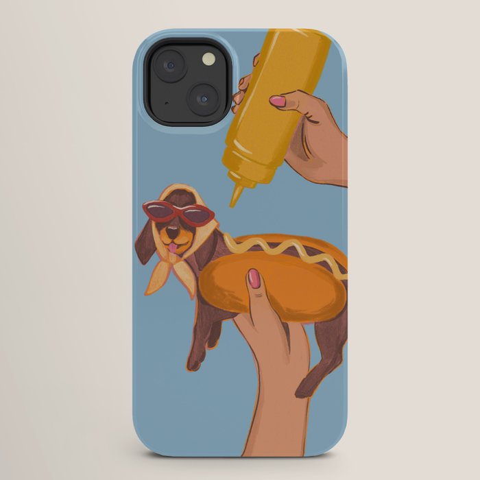 Hot Dog Dachshund Retro Pop Vintage-inspired art iPhone Case Gallery Image 26