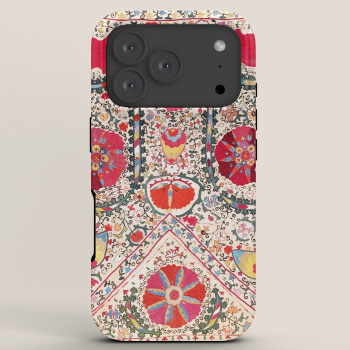 Lakai Suzani Uzbekistan Central Asian Embroidery Print iPhone Case Gallery Image 7