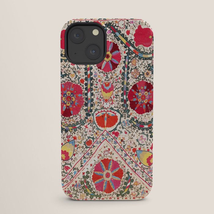 Lakai Suzani Uzbekistan Central Asian Embroidery Print iPhone Case Gallery Image 25
