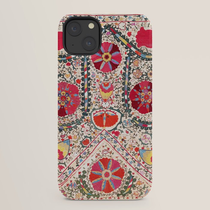 Lakai Suzani Uzbekistan Central Asian Embroidery Print iPhone Case Gallery Image 30