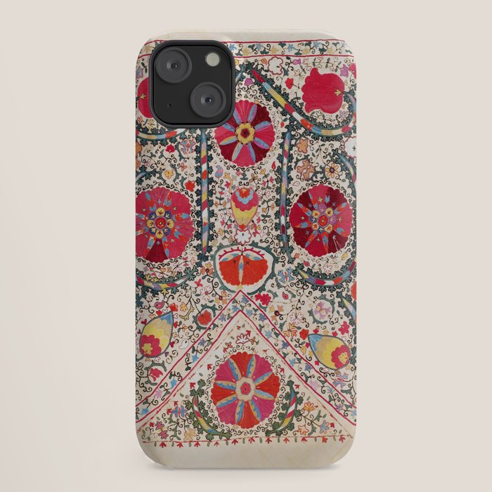 Lakai Suzani Uzbekistan Central Asian Embroidery Print iPhone Case Gallery Image 18
