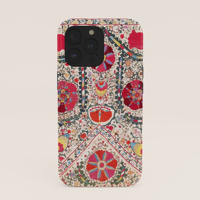 Lakai Suzani Uzbekistan Central Asian Embroidery Print iPhone Case Gallery Image 39
