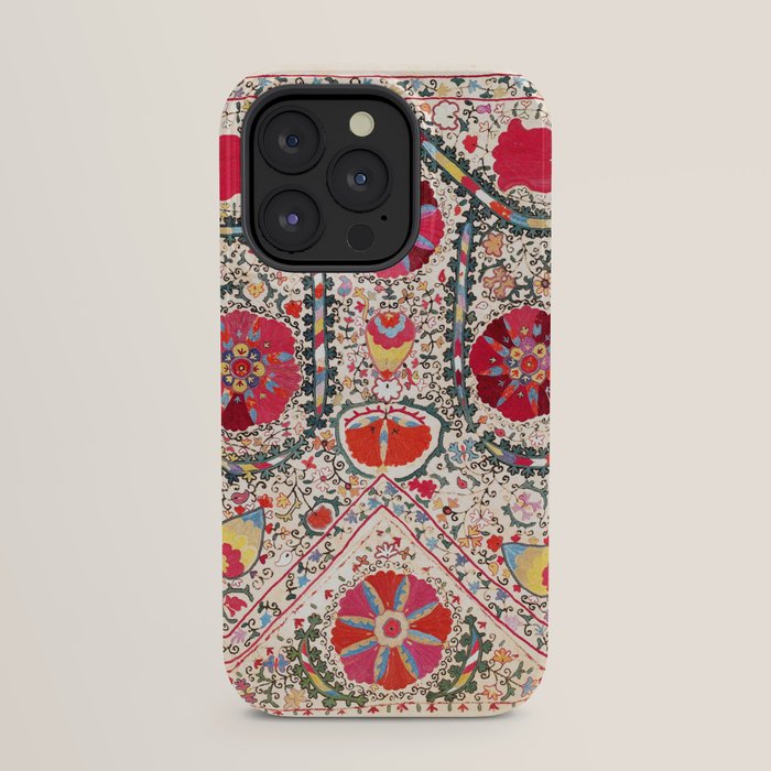 Lakai Suzani Uzbekistan Central Asian Embroidery Print iPhone Case Gallery Image 31