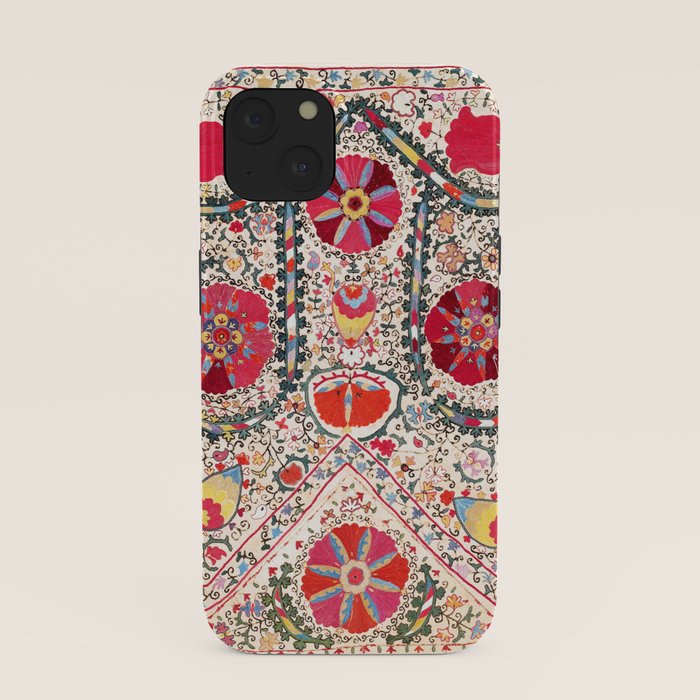 Lakai Suzani Uzbekistan Central Asian Embroidery Print iPhone Case Gallery Image 37