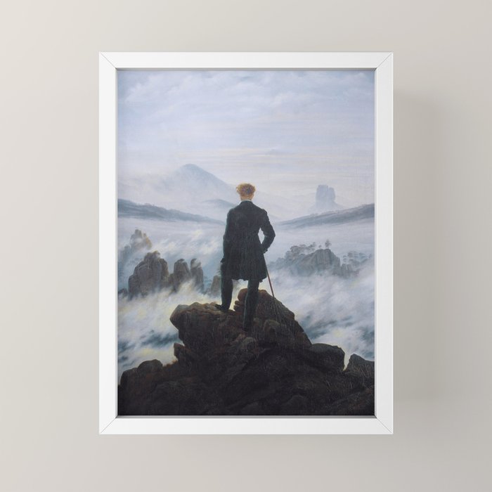 Wanderer above the Sea of Fog Mini Art Print Gallery Image 4