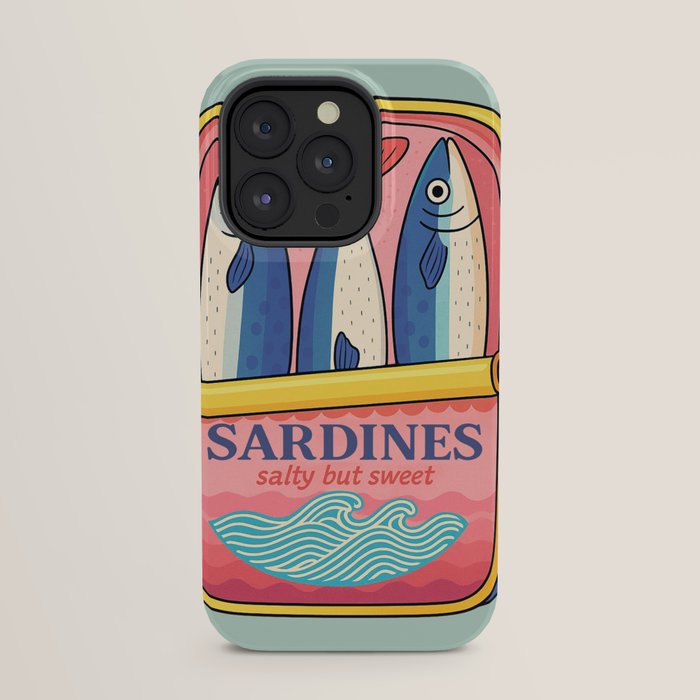 Tin of Love - Sardines in a Can with Heart Tail iPhone Case Gallery Image 23