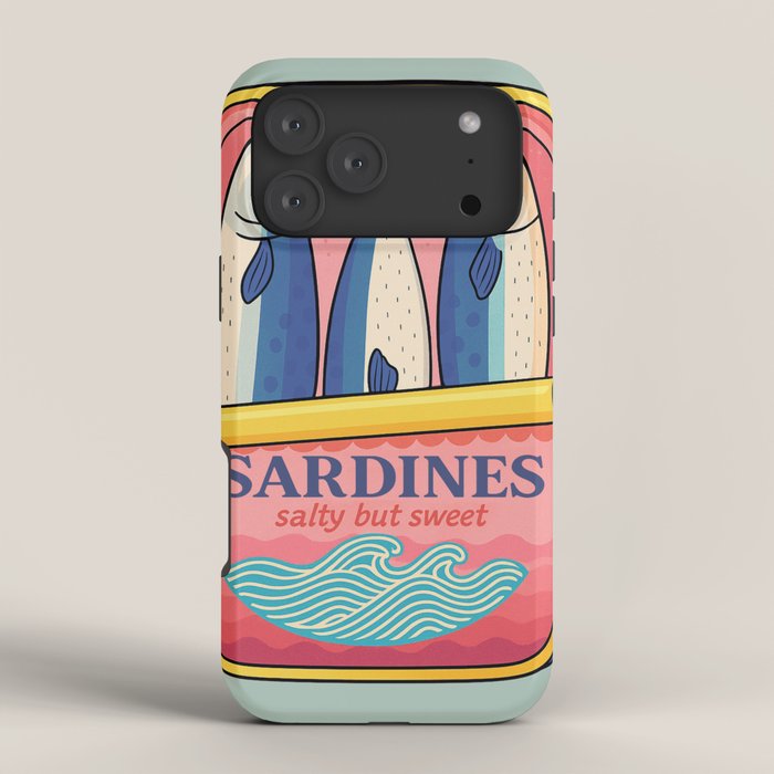 Tin of Love - Sardines in a Can with Heart Tail iPhone Case Gallery Image 4
