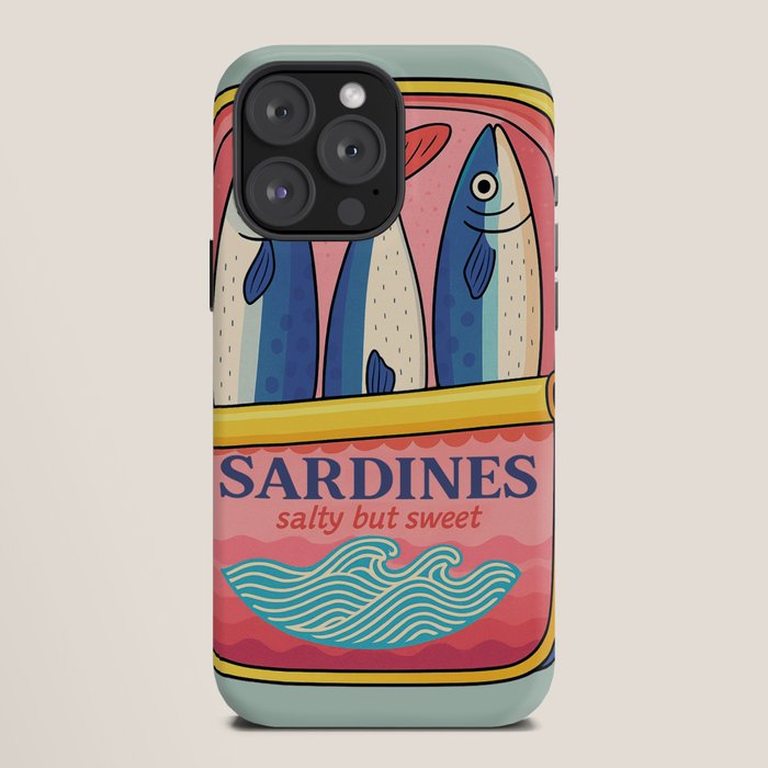 Tin of Love - Sardines in a Can with Heart Tail iPhone Case Gallery Image 12