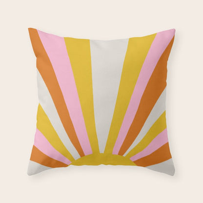 sunshine state of mind Throw Pillow Gallery Image 1