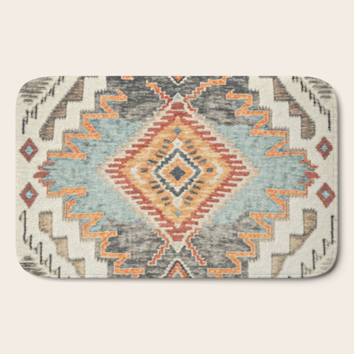 Southwestern Rustic Aesthetic Bath Mat Gallery Image 2