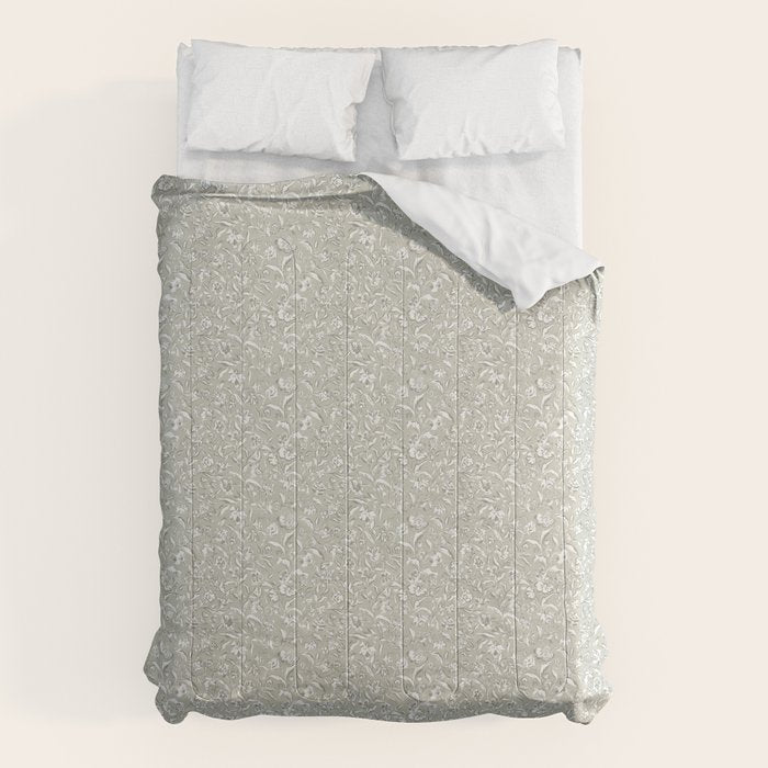 Painterly Florals - Sage Comforter Gallery Image 1