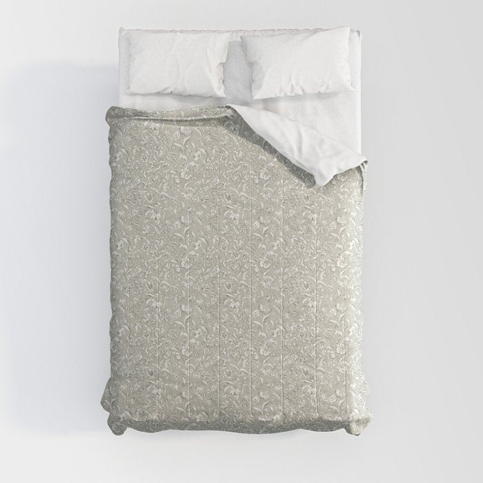 Painterly Florals - Sage Comforter Gallery Image 8