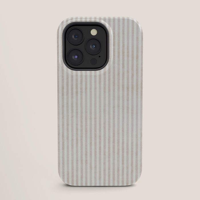 AEGEAN WIDE TICKING STRIPE JUTE iPhone Case Gallery Image 27