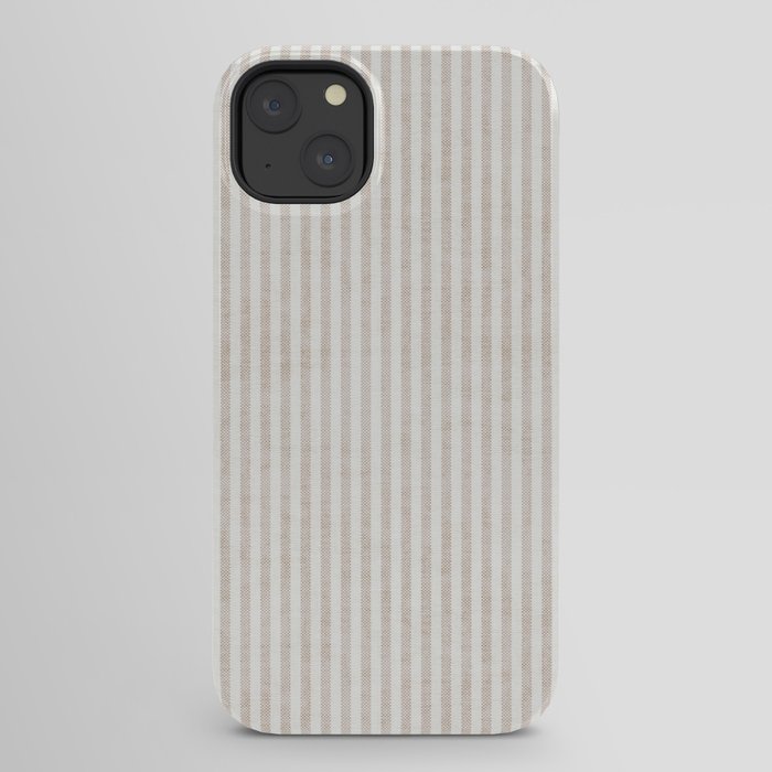 AEGEAN WIDE TICKING STRIPE JUTE iPhone Case Gallery Image 30