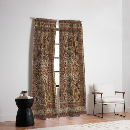 Lavar Kirman Southeast Persian Rug Print Window Curtain Gallery Image 6