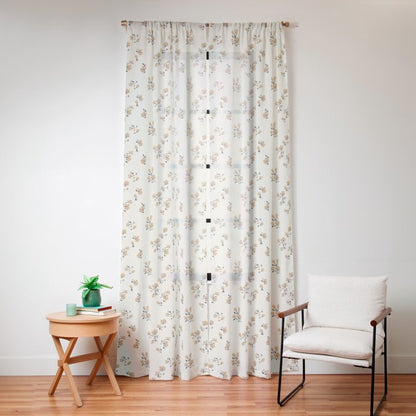 VINTAGE FLORAL NEUTRAL Window Curtain Gallery Image 12