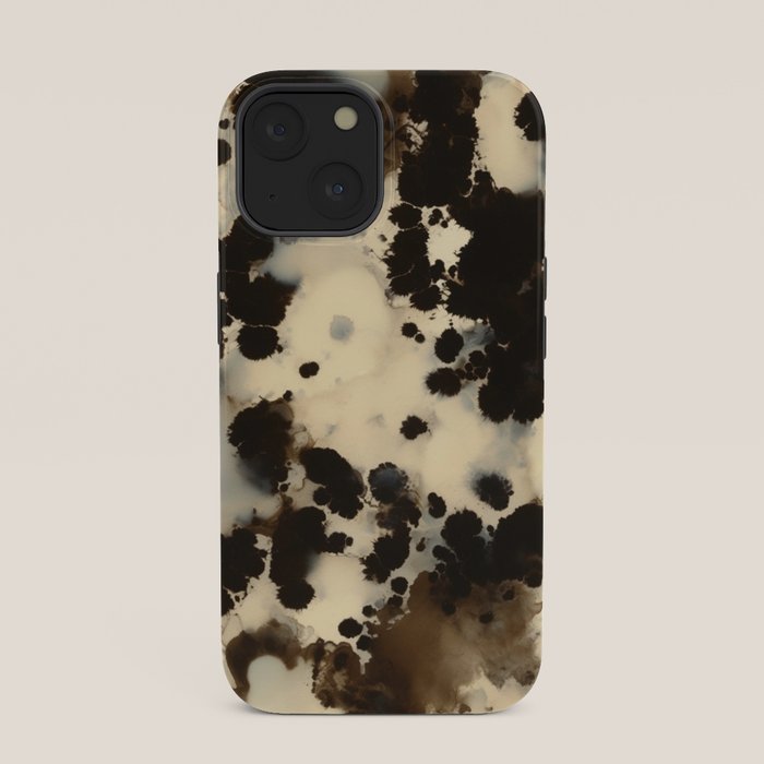 Black and White Tortoiseshell Pattern iPhone Case Gallery Image 33