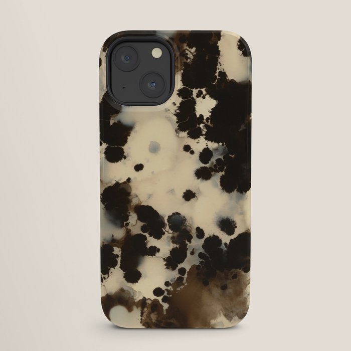 Black and White Tortoiseshell Pattern iPhone Case Gallery Image 25