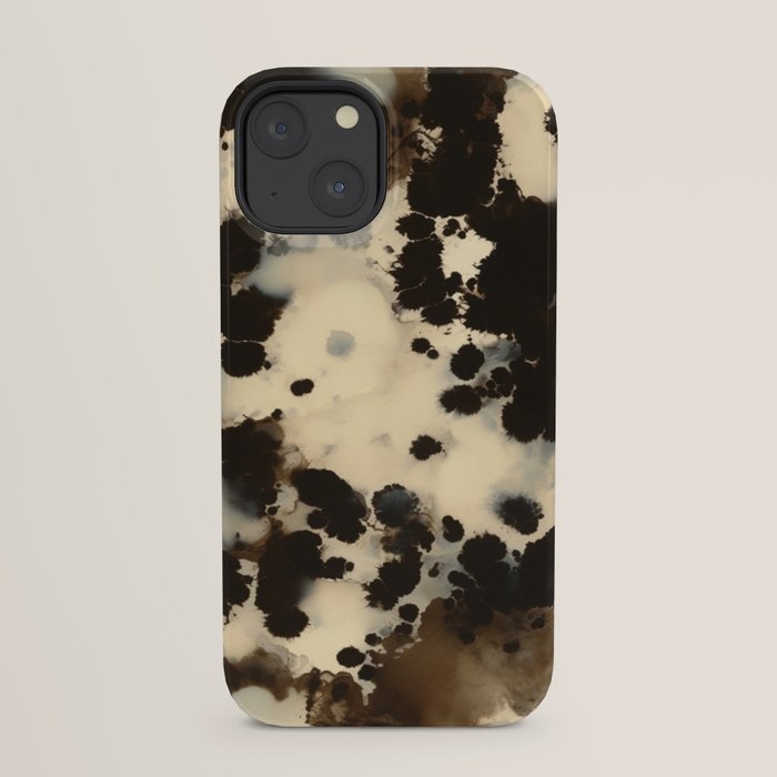 Black and White Tortoiseshell Pattern iPhone Case Gallery Image 21