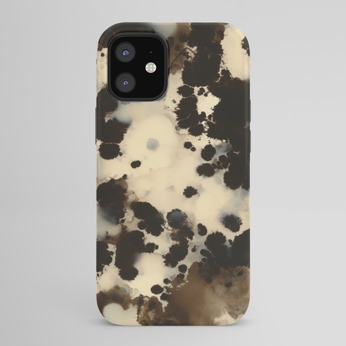 Black and White Tortoiseshell Pattern iPhone Case Gallery Image 42