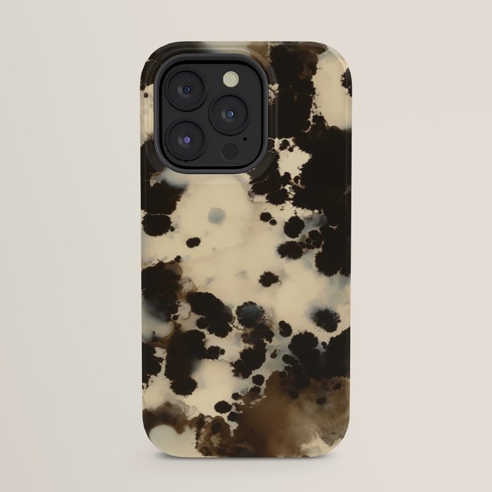 Black and White Tortoiseshell Pattern iPhone Case Gallery Image 23