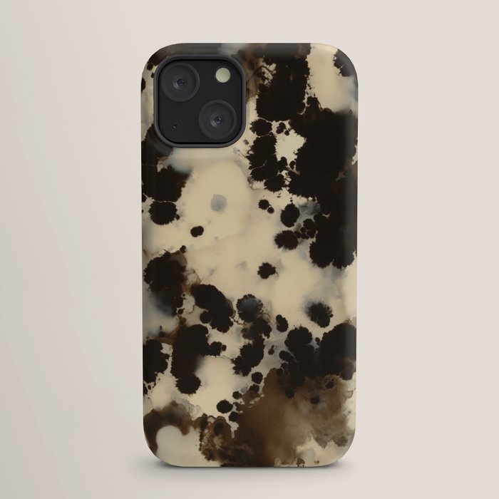 Black and White Tortoiseshell Pattern iPhone Case Gallery Image 17