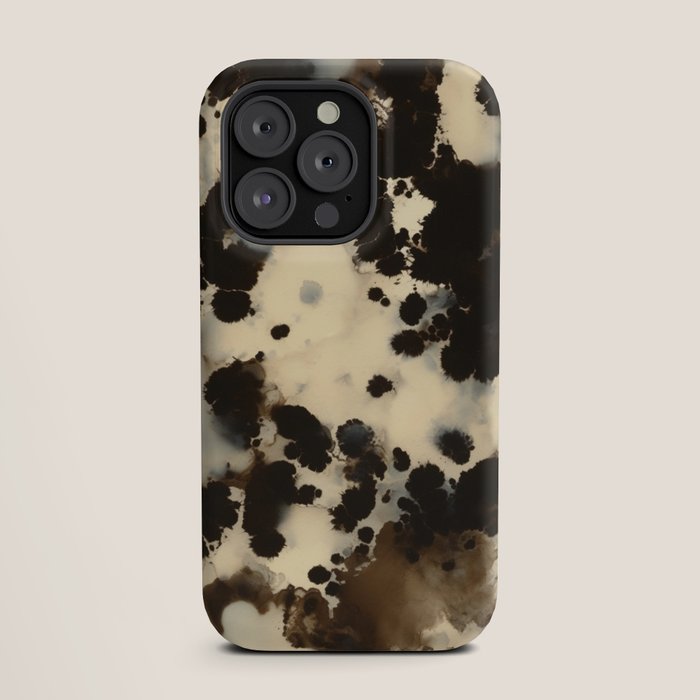 Black and White Tortoiseshell Pattern iPhone Case Gallery Image 19