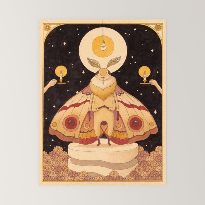 Moth Man Mini Art Print Gallery Image 6