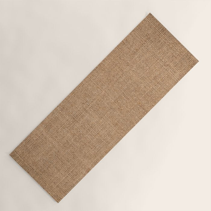 Burlap Fabric 2.0 Yoga Mat Gallery Image 1