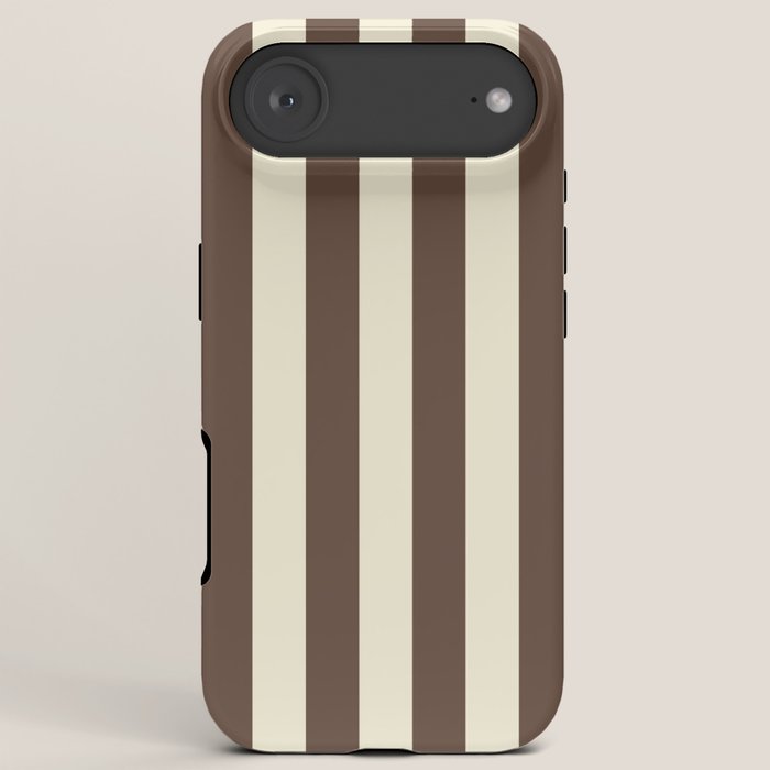 Stripes of Brown and Cream iPhone Case Gallery Image 6