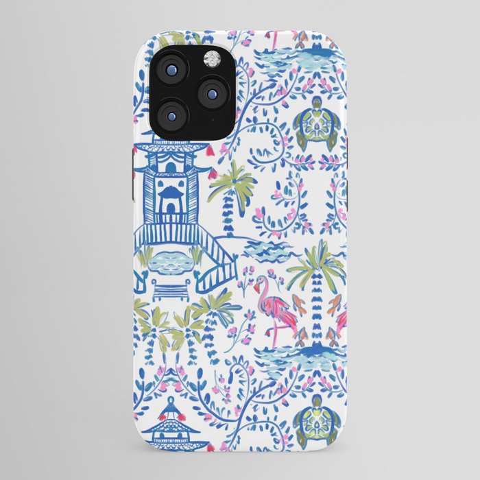 Colorful Coastal Chinoiserie iPhone Case Gallery Image 43