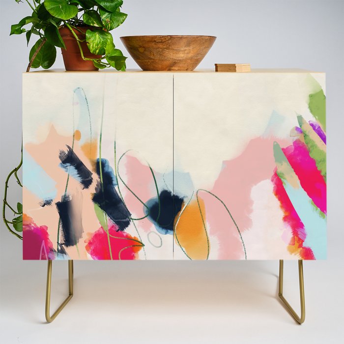 abstract art Credenza Gallery Image 1