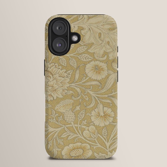 William Morris Double Bough Antique Gold iPhone Case Gallery Image 13