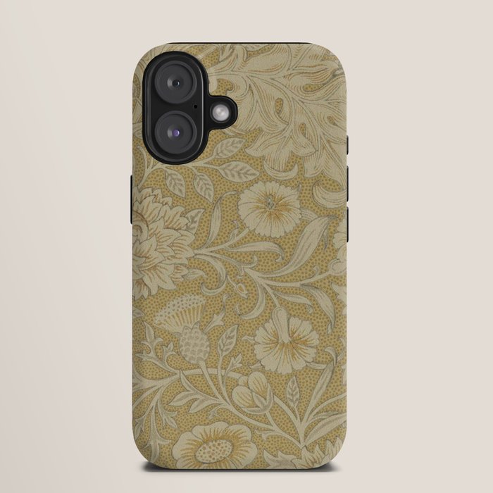 William Morris Double Bough Antique Gold iPhone Case Gallery Image 9