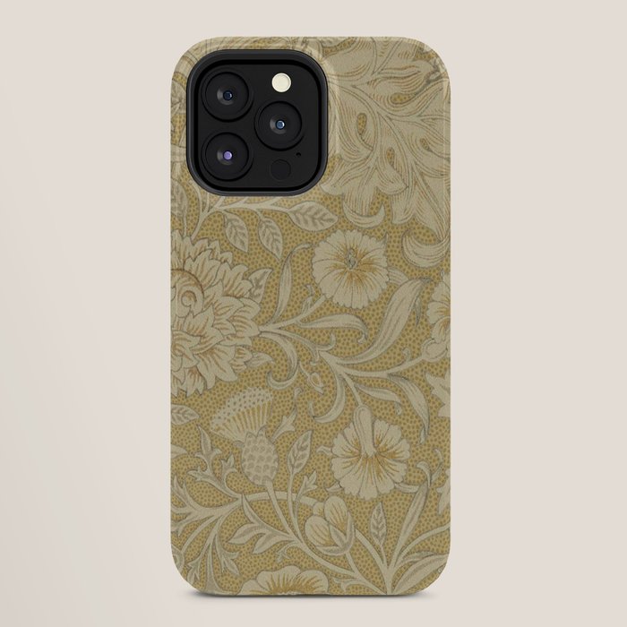 William Morris Double Bough Antique Gold iPhone Case Gallery Image 28