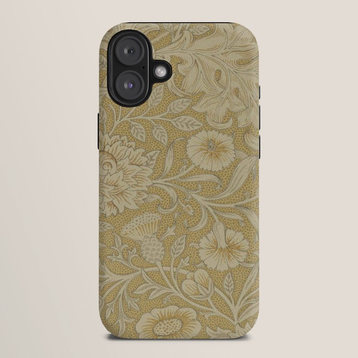 William Morris Double Bough Antique Gold iPhone Case Gallery Image 10