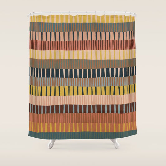 Mix of Stripes #2 Shower Curtain Gallery Image 1