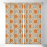 Boho Sun and Sea Vintage Ogee Window Curtain Gallery Image 1