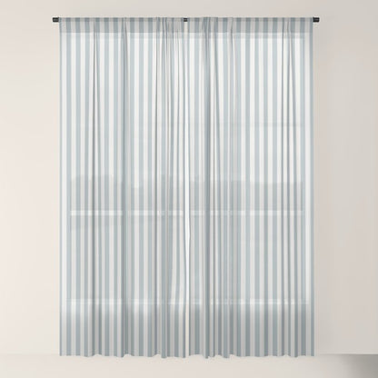 CoastL Stripe . Blue Window Curtain Gallery Image 22