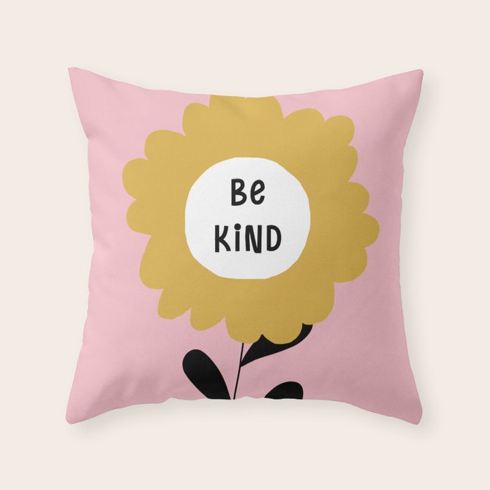 Be Kind Throw Pillow Gallery Image 3
