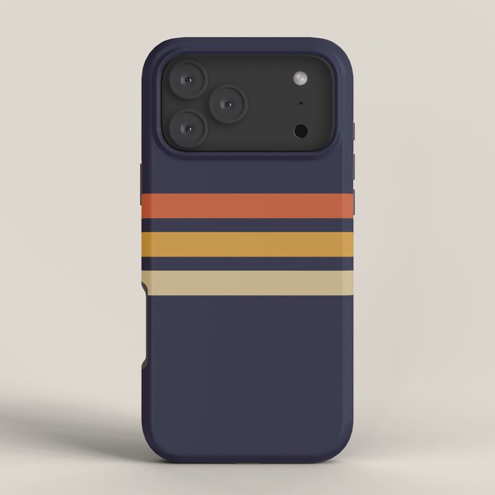 Vintage Retro Stripes iPhone Case Gallery Image 4