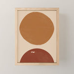 Burnt Orange Sun, New Boho Mini Art Print Gallery Image 1