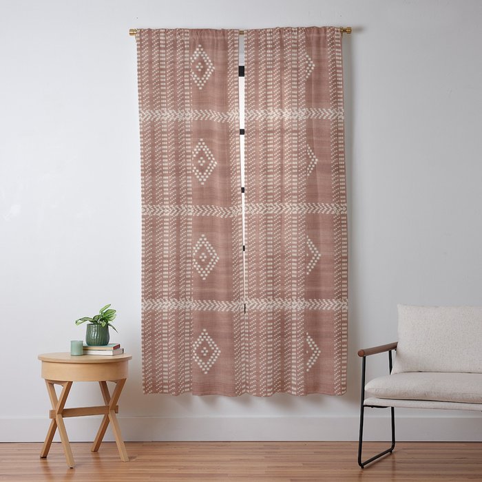 Musa in Rust Window Curtain Gallery Image 13